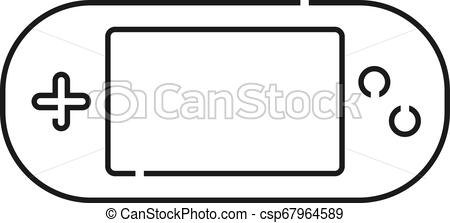 450x223 Creative Design Of Flat Video Game Console