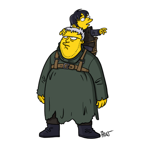 500x500 Pics These Simpsons Style Drawings Of Game Of Thrones Characters