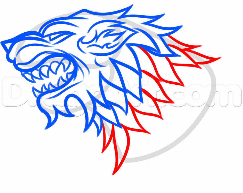 951x757 Draw Game Of Thrones, Step