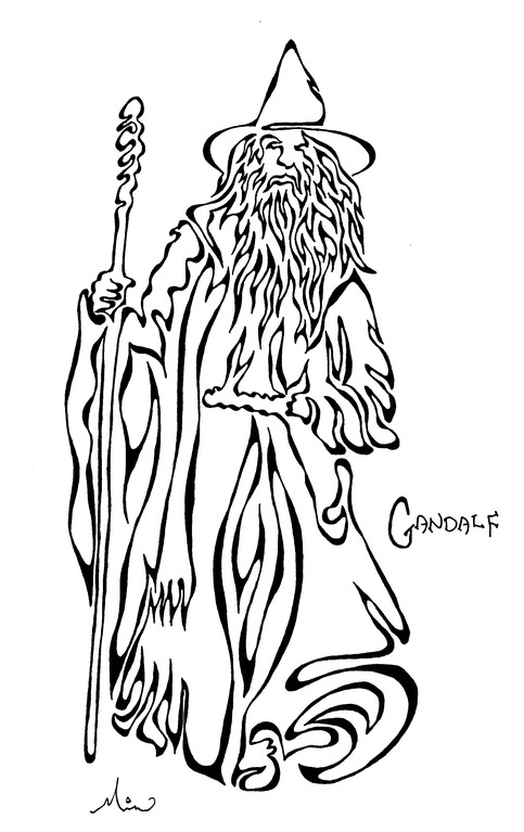 483x767 Mike Hicks Art Gandalf Online Store Powered