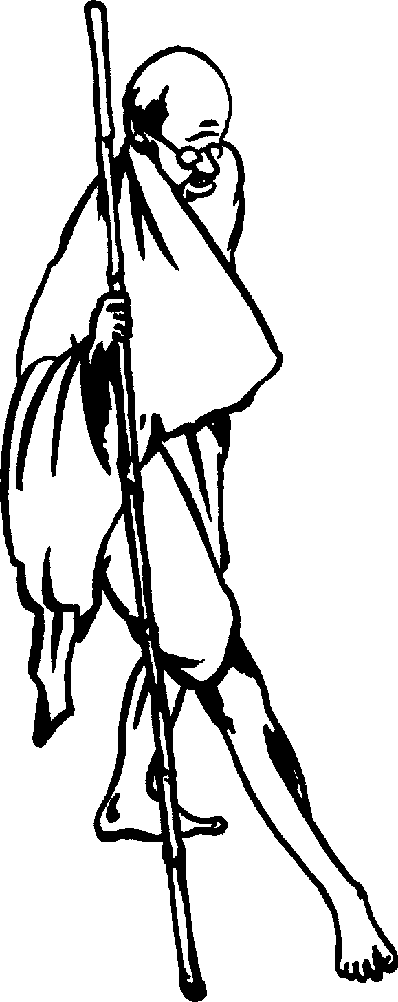 Gandhiji Drawing