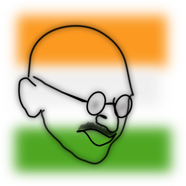 640x640 Download Gandhiji Images For Drawing Clipart Drawing Sketch