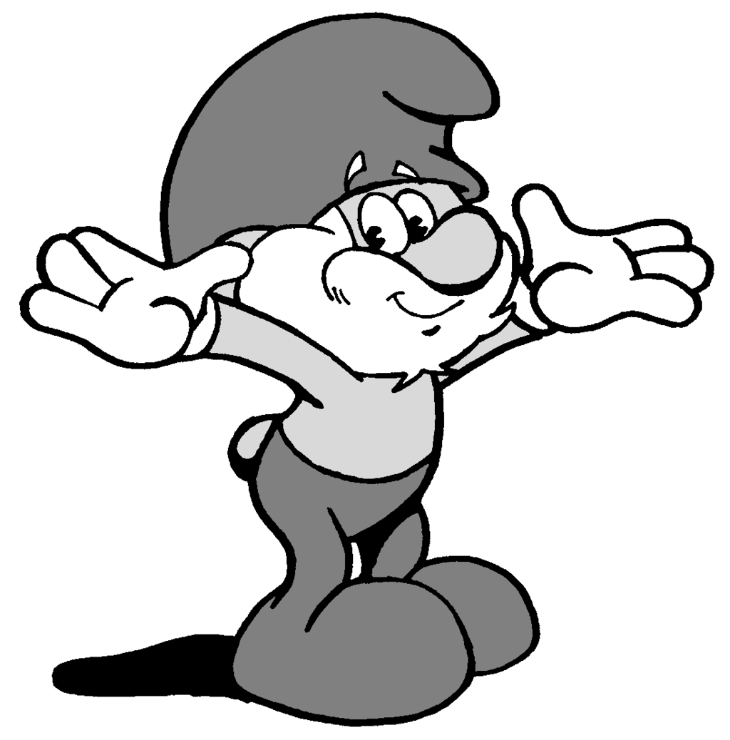 1024x1038 smurfs drawing side view huge freebie! download for powerpoint