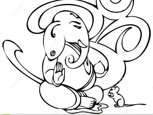 640x480 Ganesh Drawing