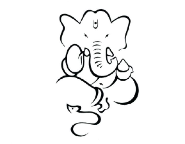 728x566 Ganesh Chaturthi Special Rangoli Coloring Pages Online Halloween