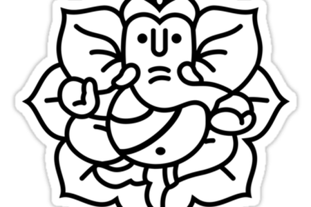 450x300 Ganesh Vector Simple Transparent Png Clipart Free Download