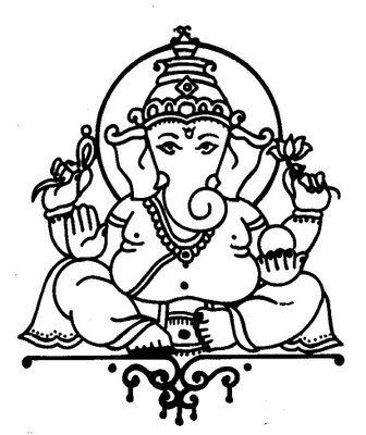 336x400 Ganesh Drawing