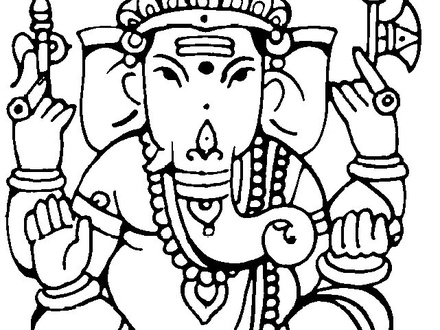 440x330 Ganesha Coloring Pages, Colour Drawing Free Hd Wallpapers Lord
