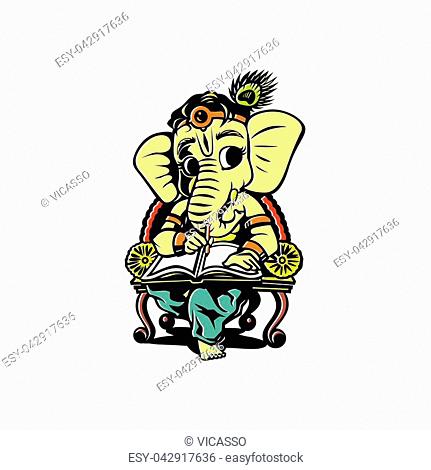 431x470 Drawing God Ganesha Stock Photos And Images Age Fotostock