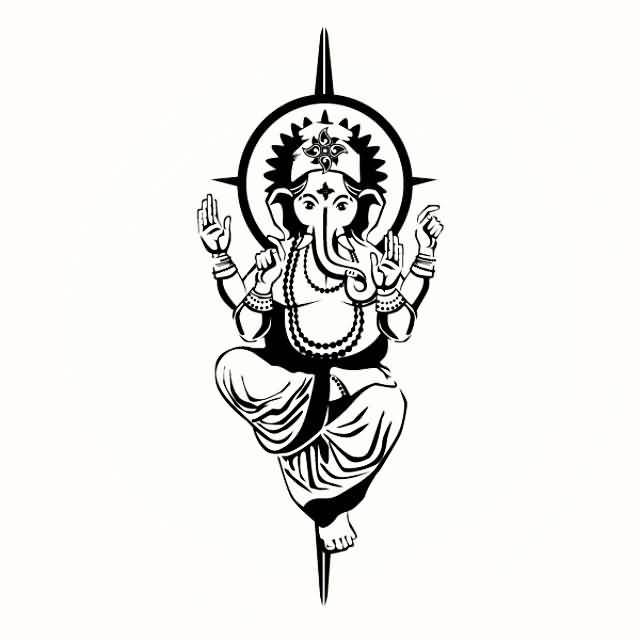 640x640 Huge Collection Of 'ganesha Tattoo Drawing' Download More Than