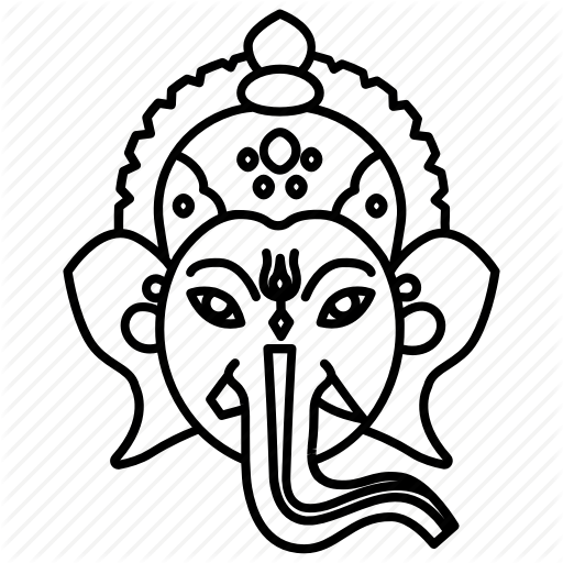 512x512 Drawing Buddha Ganesha Transparent Png Clipart Free Download