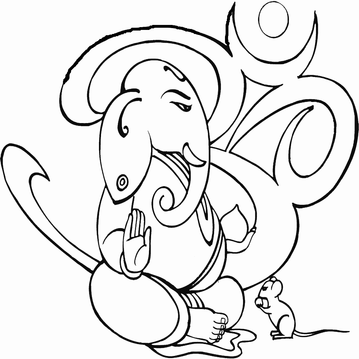 1152x1152 Easy Sketches Of Ganesha New Rhclipartlibrary Free Easy Drawing