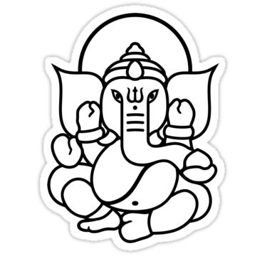 375x360 Ganesh Ji Sketch Gallery Images