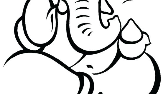 570x320 Cute Ganesha Coloring Pages Easy Sheets Crocodile