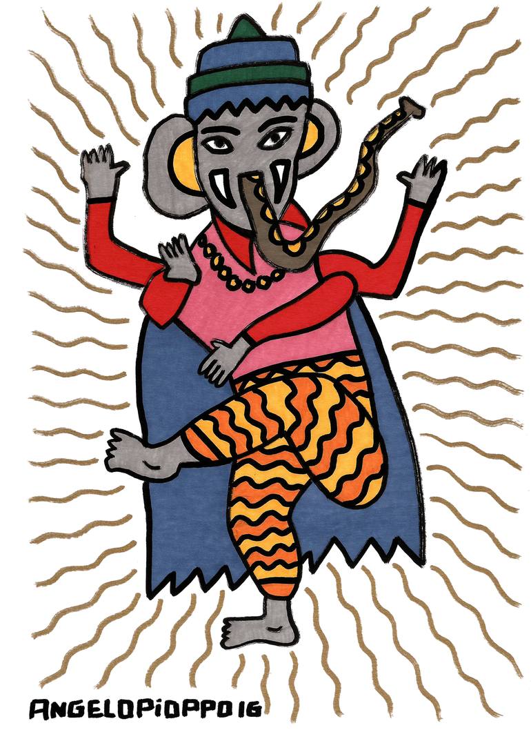 770x1058 Ganesha Drawing