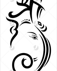 237x293 Excellent Ganesha Simple Tattoo Designs Pictures With Image