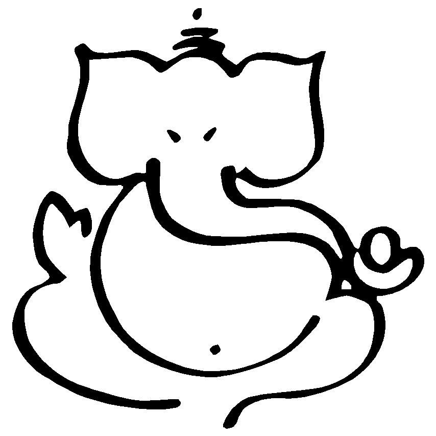 854x853 Ganesha Drawing Easy Draw For Free Download