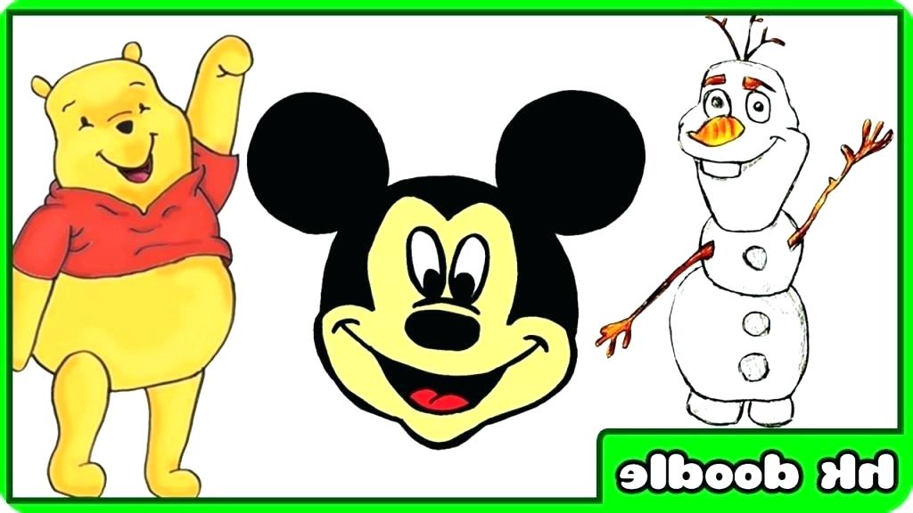 1024x576 Easy Mickey Mouse Drawing