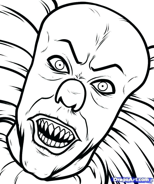 640x765 How To Draw Cool Clowns Draw Clowns Nip