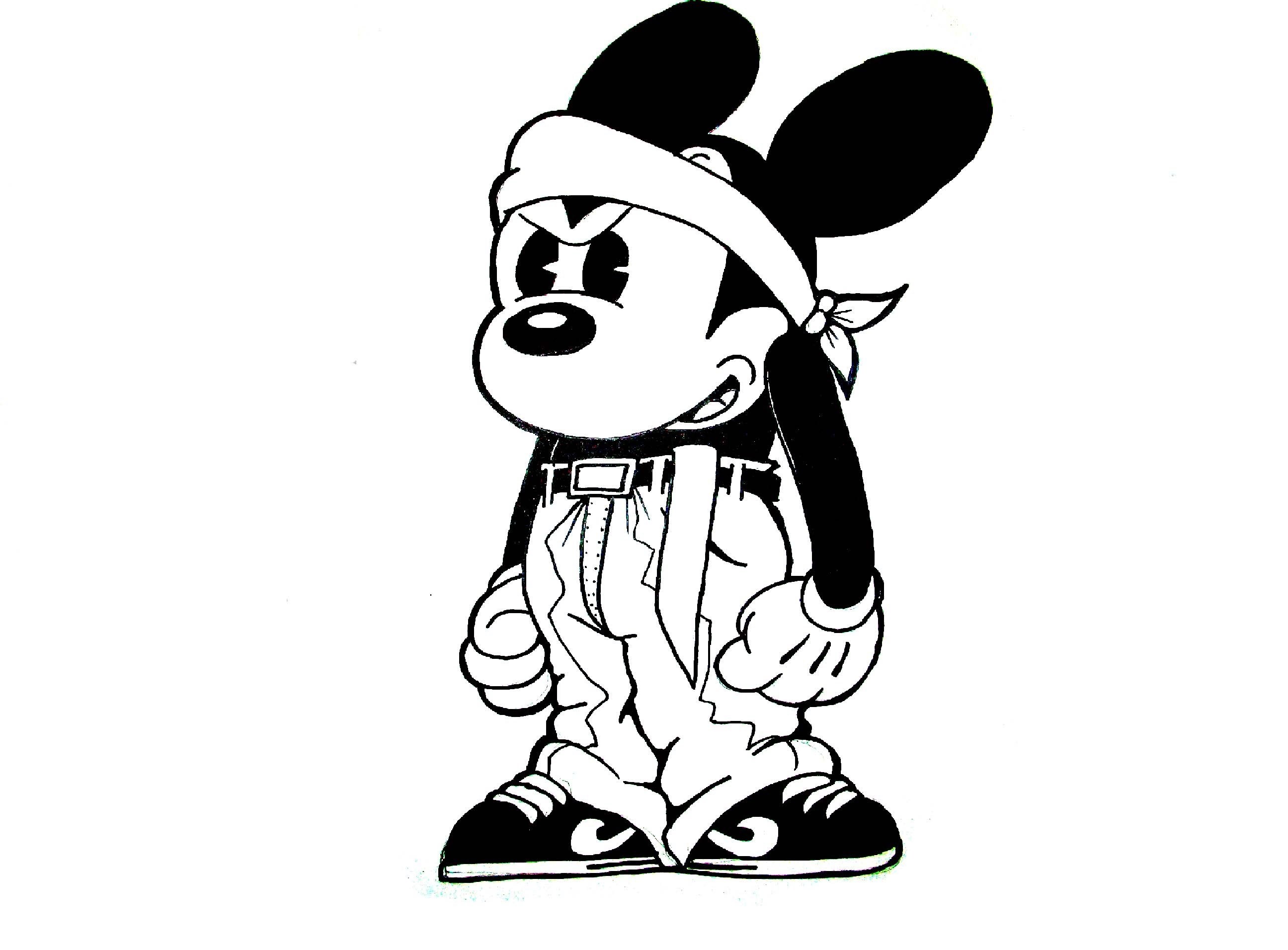Gangster Love Drawings Free download on ClipArtMag Graffiti Gangster Mickey...