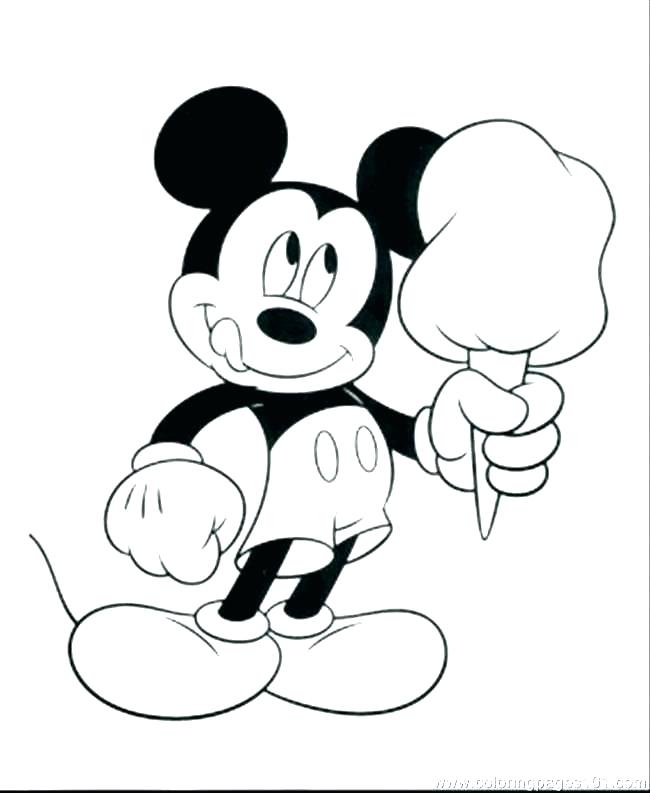 650x793 Mickey Mouse Color Sheets
