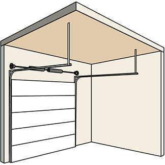 324x323 Garage Door Track Options