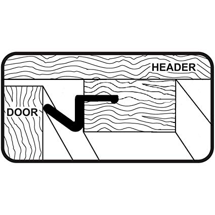 425x425 Wood Garage Door Seal