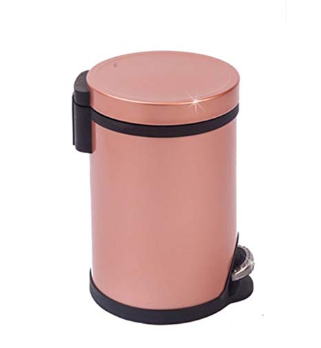 466x505 Bin Pedal Garbage Cans Household Stainless Steel Mute