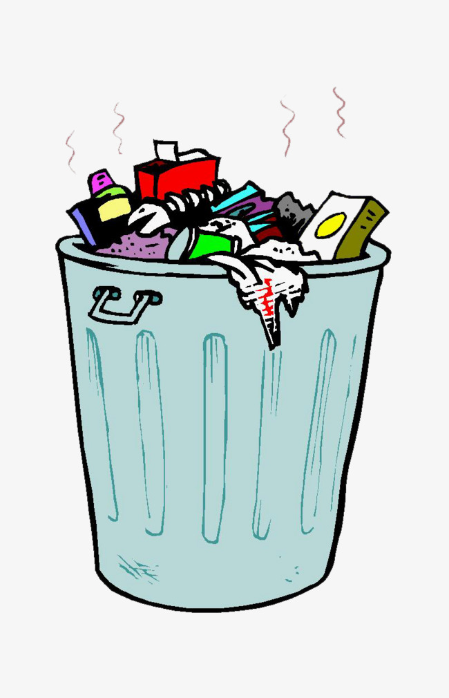 650x1010 Trash Can Clipart
