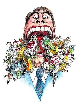 270x350 Garbage Mouth Drawing