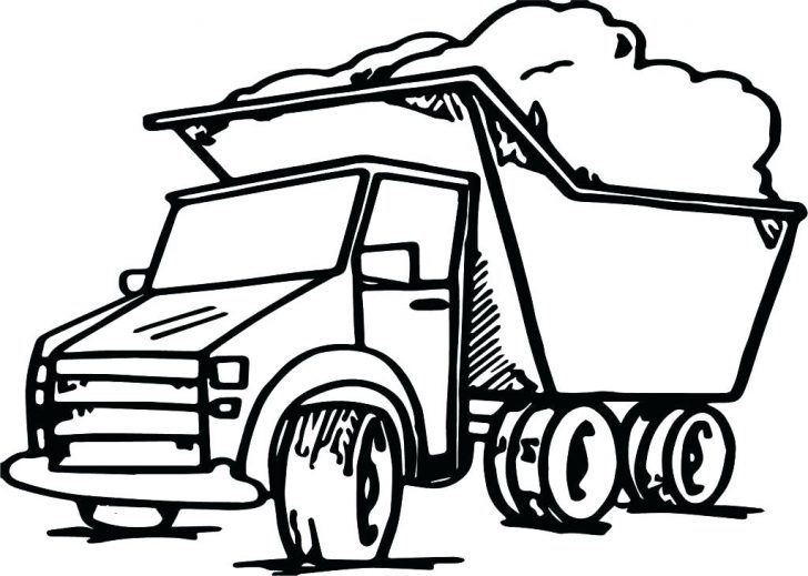728x519 Coloring Pages For Kids Animals Printable Pokemon Garbage Truck
