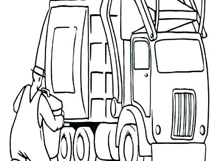 440x330 peterbilt coloring pages semi truck coloring pages coloring pages