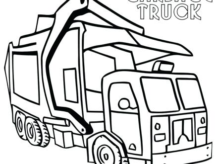 440x330 Trash Truck Coloring