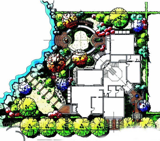 Garden Design Drawing | Free download on ClipArtMag