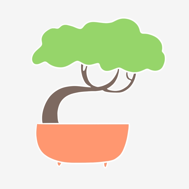 640x640 Hand Drawn Cute House Mini Tree, Mini Tree, Garden, Drawing Png