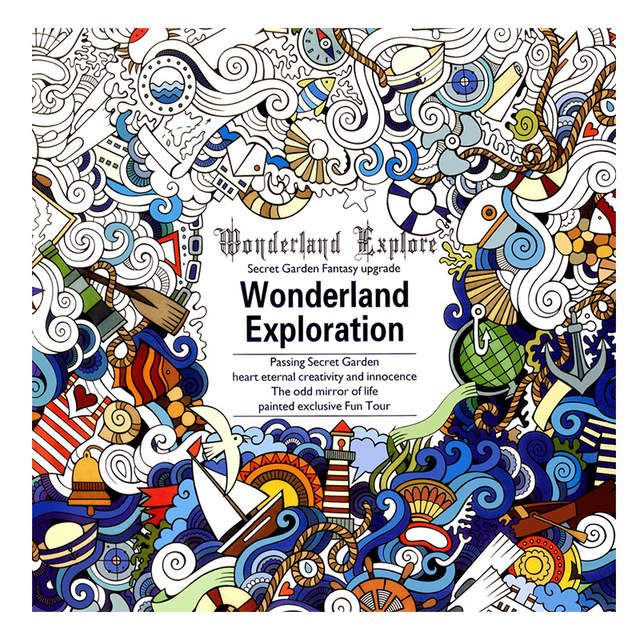 640x640 Online Shop Wonderland Exploration Book Coloring Books For Adult