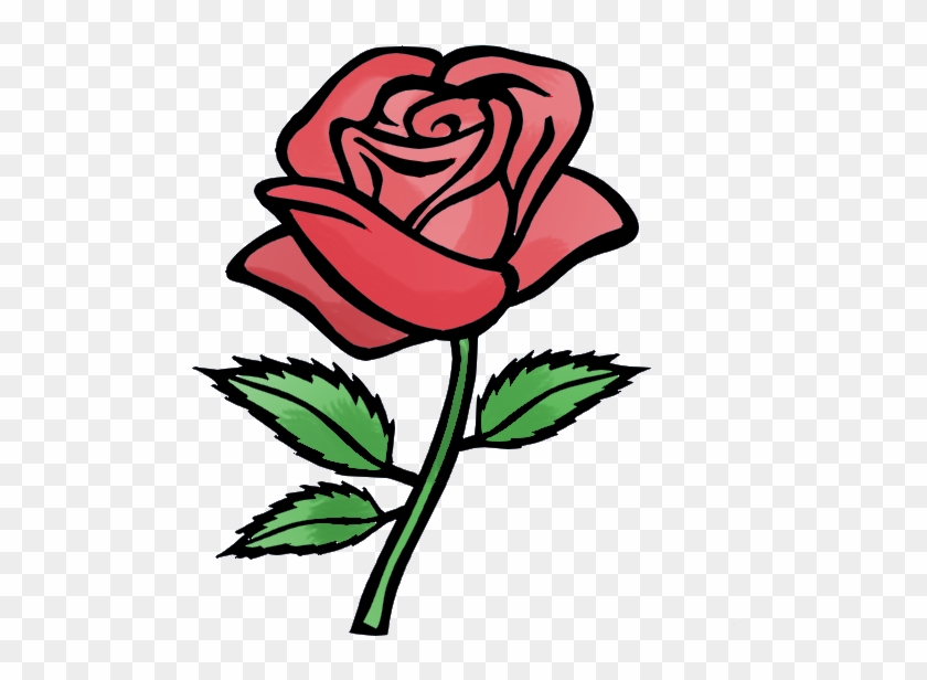 840x616 Rose Cartoon Drawing Free Download Clip Art On Png