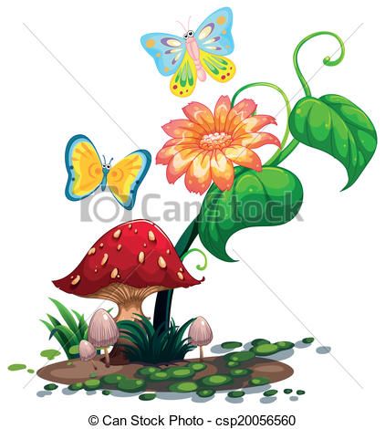 422x470 Two Butterflies Clip Art Vector And Illustration Two