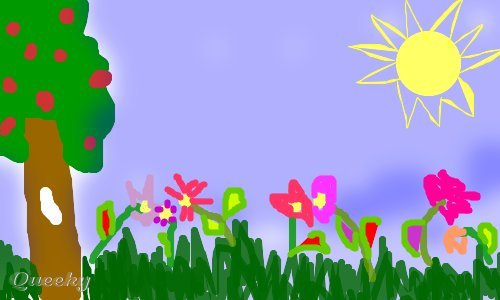 500x300 My Garden A Plants Speedpaint Drawing