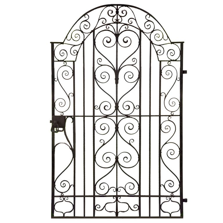 768x768 arched garden gate england circa a wrought iron gate