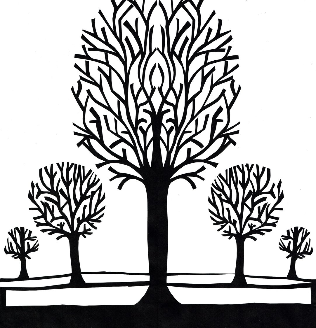 1082x1125 Creating Wintery Scenes In Cut Paper