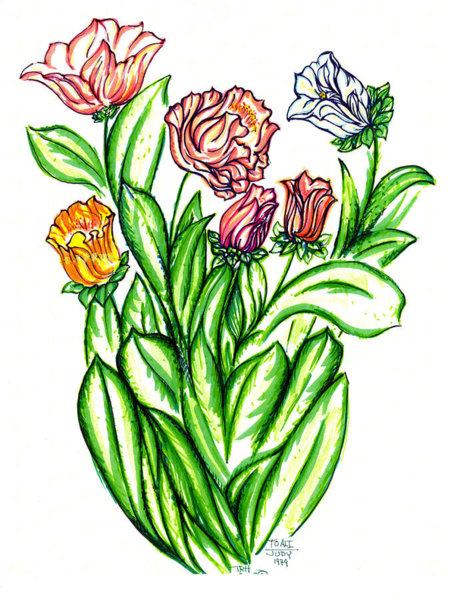 454x600 Garden Of Eden Drawings Fine Art America