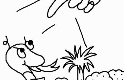 420x270 Adam And Eve Coloring Pages And Garden Eden Coloring Pages