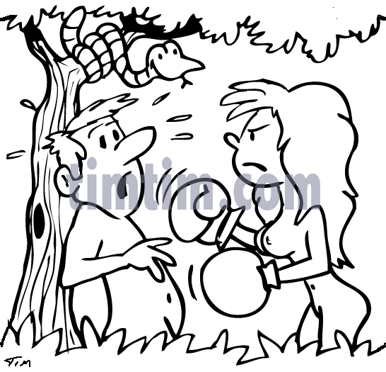 546x525 Free Drawing Of Adam Eve From The Category Church Religion