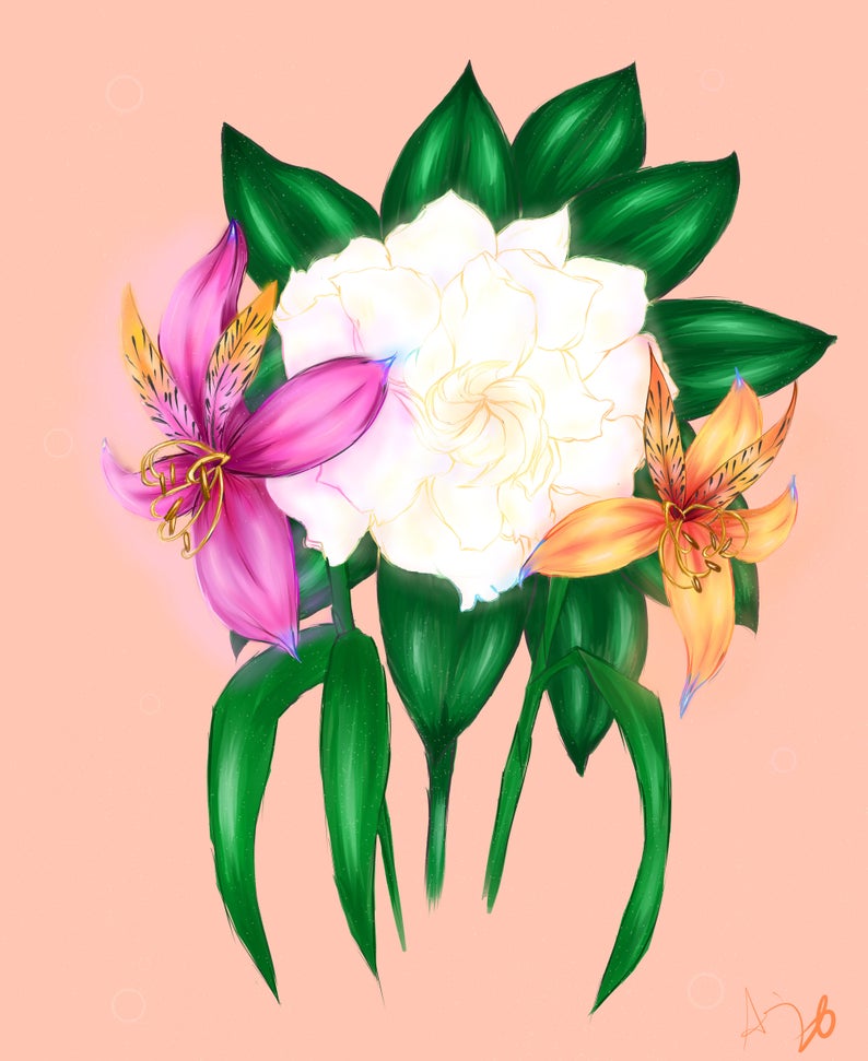 794x971 Flowers For Spring Etsy