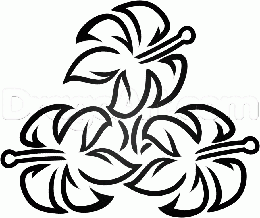 905x760 Step How To Draw Tribal Flowers