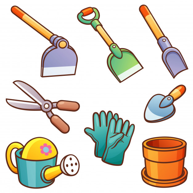 626x626 Garden Tools Vector Premium Download
