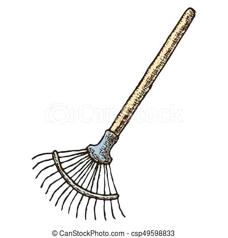 450x470 Rake Gardening Tool Garden Tine