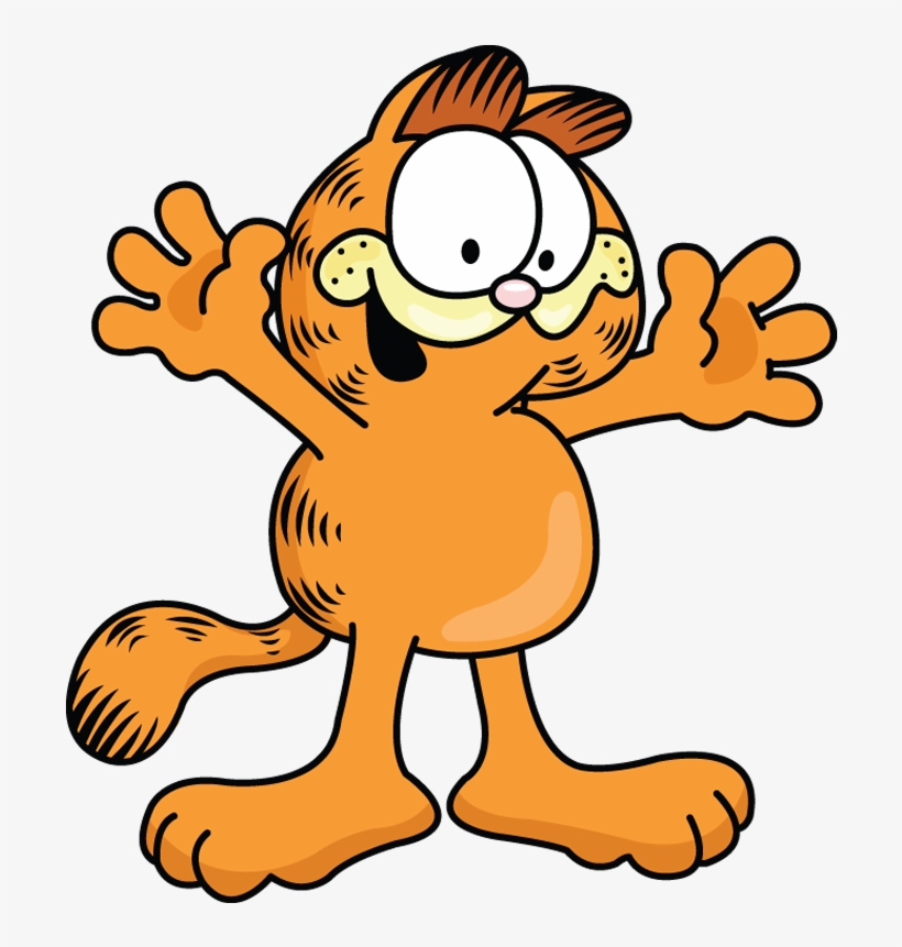 820x861 How To Draw Garfield And Friends, Cartoons, Easy Step