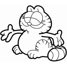 230x230 Top Free Printable Garfield Coloring Pages Online